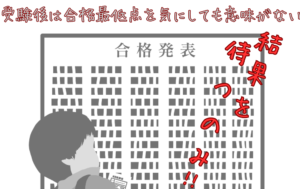 【合格最低点は合否結果が出るまで不明】受験後に悩んでも意味はない