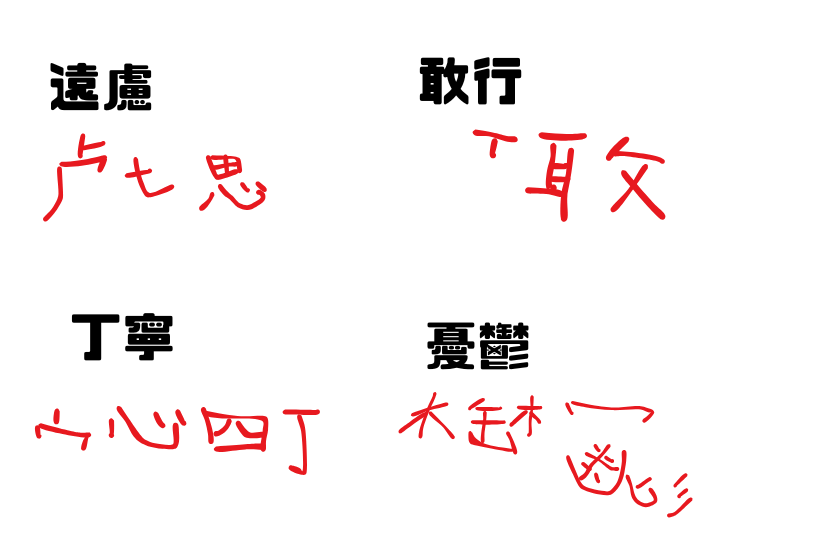 漢字は部首で作られているから暗記をするのは簡単